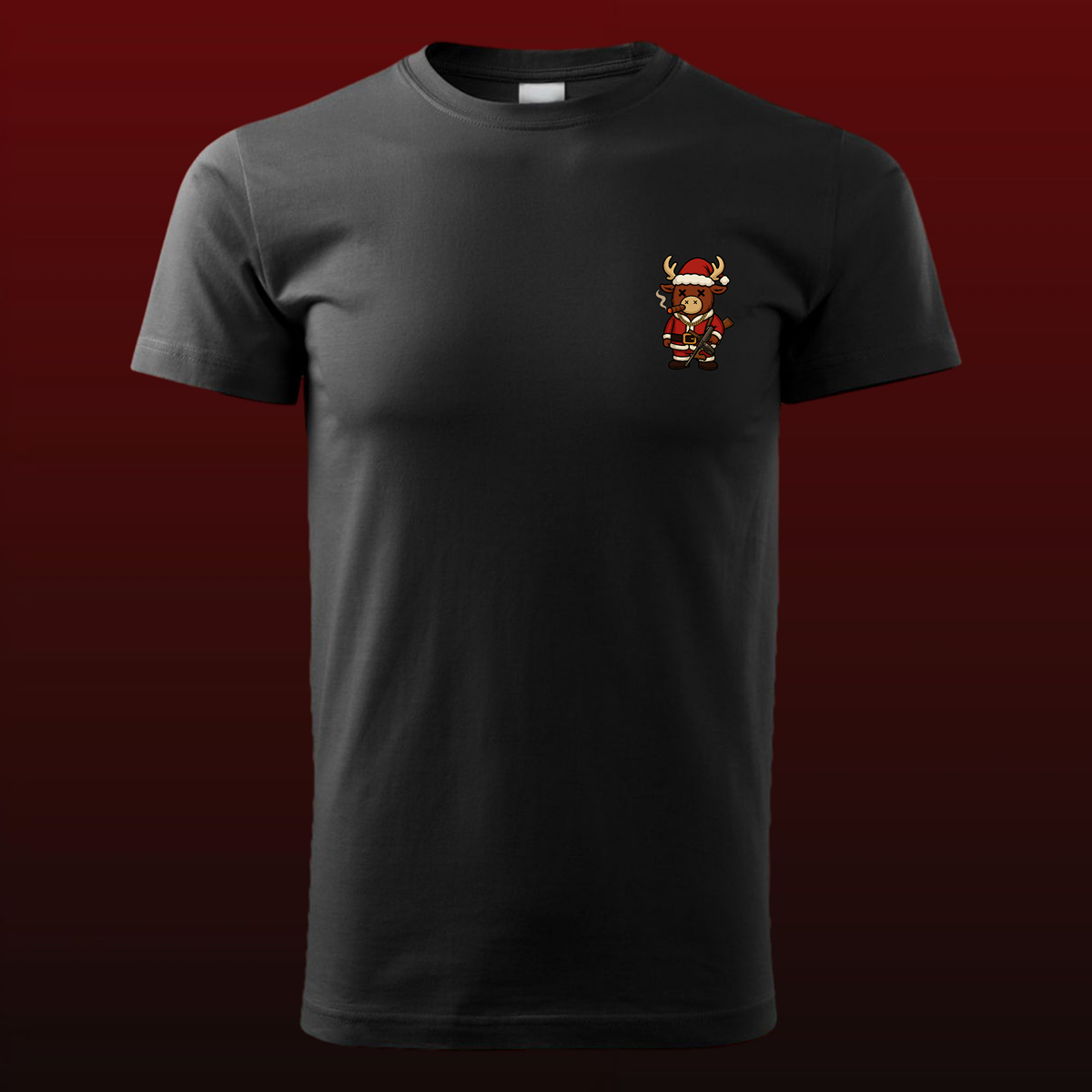 xGrind - Limited Edition Mini Reindeer Basic Black Tee