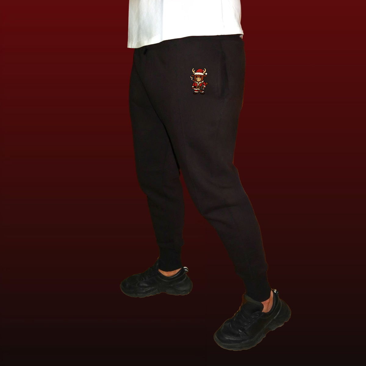 xGrind - Limited Edition Mini Reindeer Black Trousers